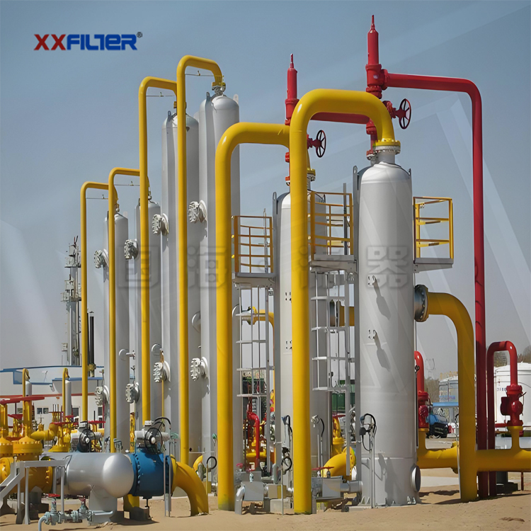 天然氣管網(wǎng)旋風(fēng)分離過濾器