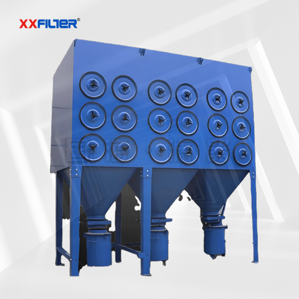 全自動脈沖濾筒除塵器 智能PLC控制 